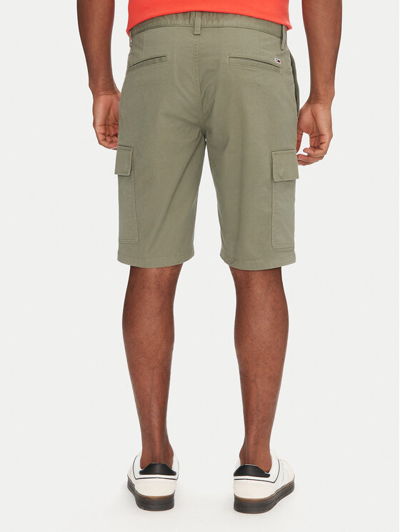 Tommy Jeans Tommy Jeans Pantaloncini di tessuto Scanton DM0DM21949 Verde Regular Fit