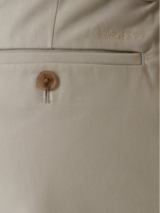 Calvin Klein Calvin Klein Chino kalhoty LV04LD613G Béžová Slim Fit
