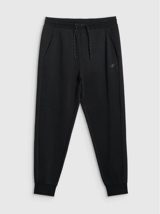 4F 4F Spodnie dresowe 4FWMM00TTROM1676-20S Czarny Jogger Fit