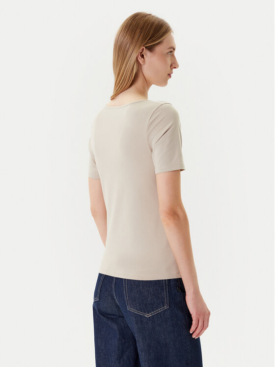 United Colors Of Benetton United Colors Of Benetton Majica 3FJHD401P Bež Slim Fit