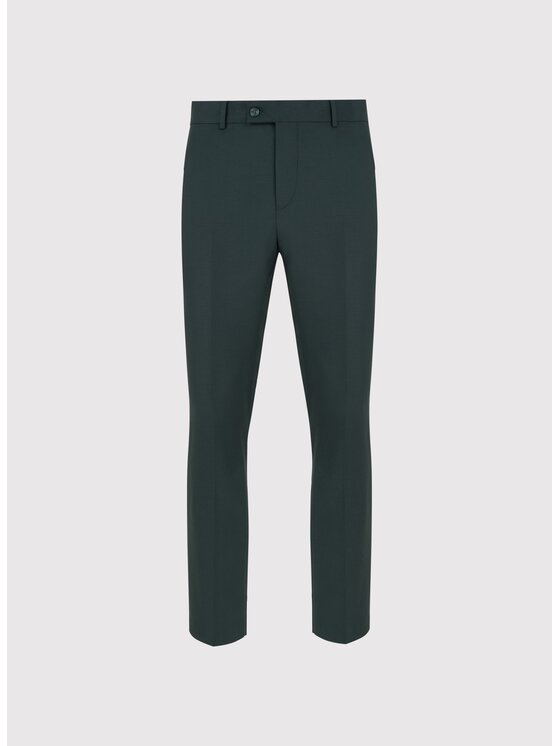 Pako Lorente Pako Lorente Spodnie garniturowe P25SF-6G-019 Zielony Slim Fit