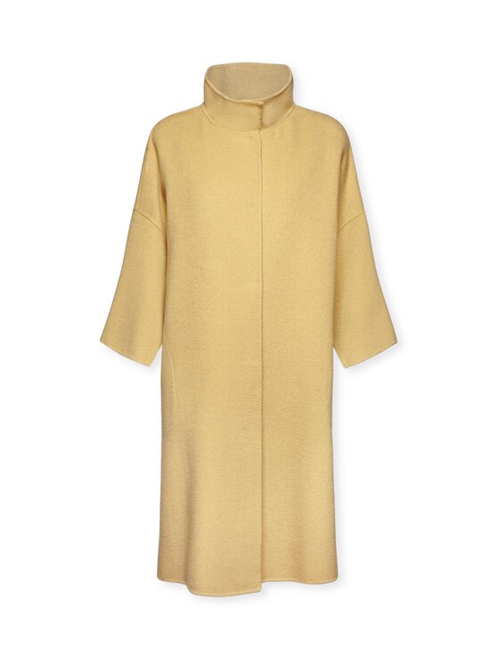 Elena Mirò Elena Mirò Cappotto 8076E000157N008 Giallo Regular Fit