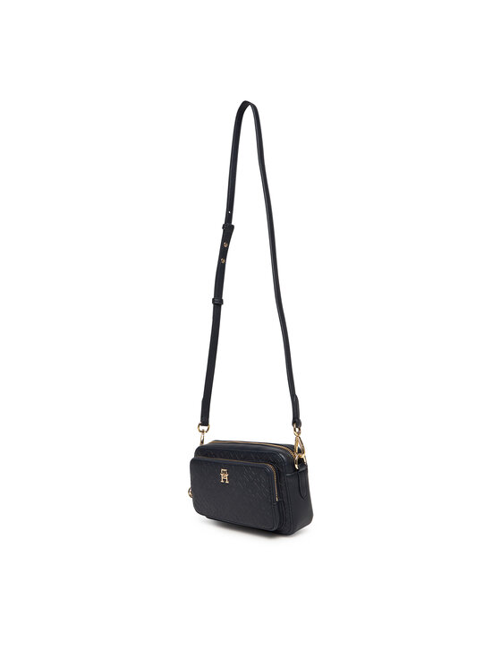 Tommy Hilfiger Tommy Hilfiger Τσάντα Th Icon Camera Bag Mono AW0AW18121 Σκούρο μπλε