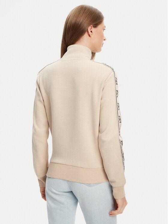 Guess Guess Μπλούζα V2YQ16 KB3P2 Μπεζ Regular Fit