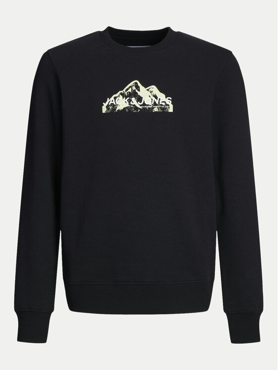 Jack&Jones Junior Jack&Jones Junior Jopa Mountain Logo 12263372 Črna Relaxed Fit