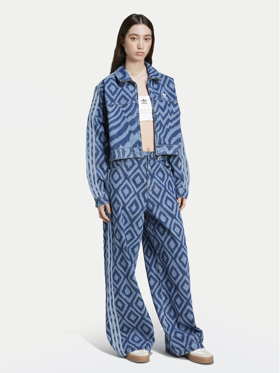 adidas adidas Geacă de blugi FARM Rio IW0793 Albastru Loose Fit