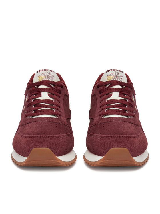 Reebok Reebok Sneakersy EO-CLASSIC LEATHER RIPPLE 100279098 Bordowy