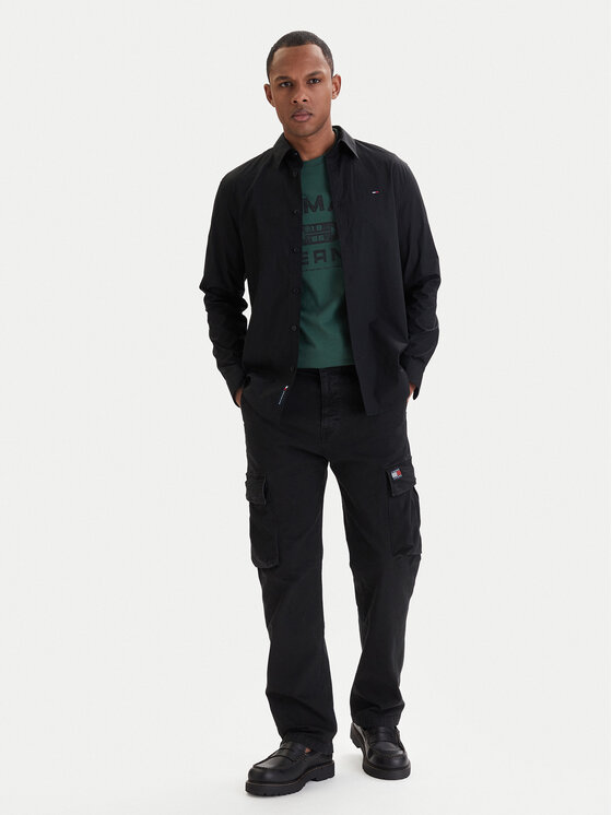 Tommy Jeans Tommy Jeans Camicia DM0DM22026 Nero Regular Fit