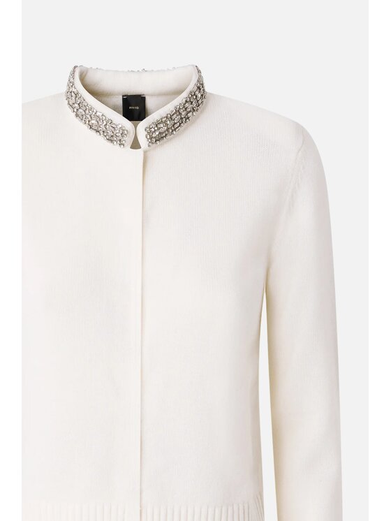 PINKO PINKO Kardigan Colonia Cardigan Biały