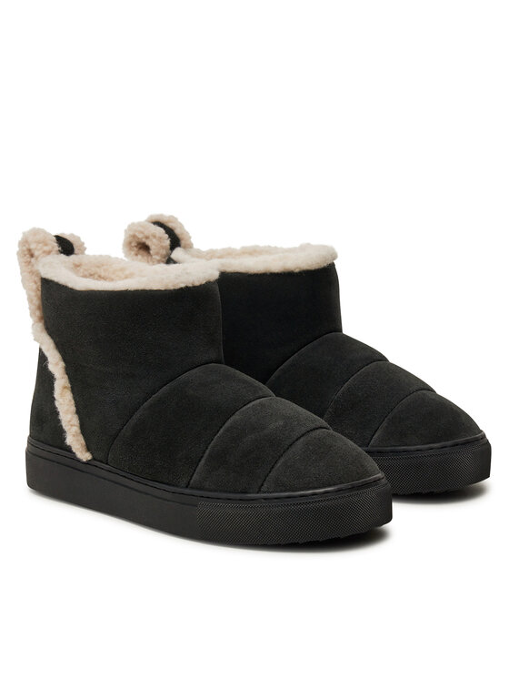 Inuikii Inuikii Μπότες Χιονιού Shearling 75202-010 Μαύρο