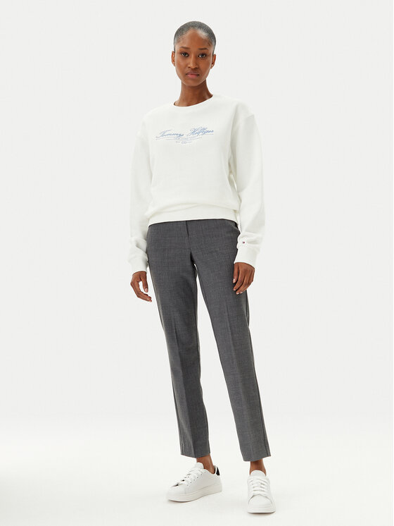 Tommy Hilfiger Tommy Hilfiger Džemperis WW0WW45430 Écru Regular Fit