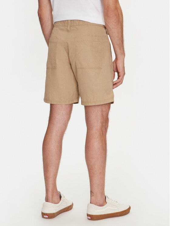 Gap Gap Auduma šorti 566347-02 Bēšs Regular Fit