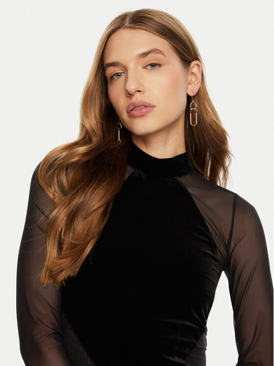 Undress Code Undress Code Официална рокля Stargirl 742 Черен Slim Fit