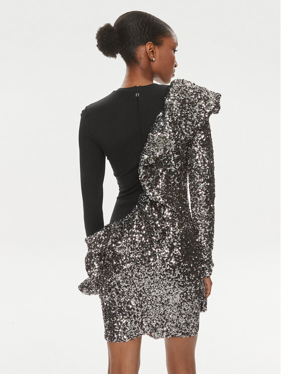 ROTATE ROTATE Rochie cocktail 112206100 Negru Regular Fit