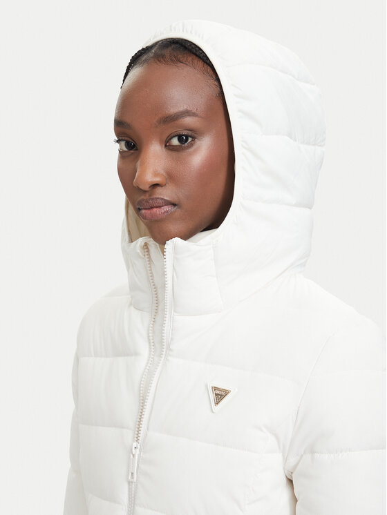 Guess Guess Kurtka zimowa V4YL05 WF3X0 Kremowy Regular Fit