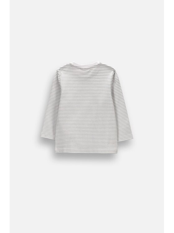 Coccodrillo Coccodrillo S dlouhým rukávem ZC6143101FBN-019 Šedá Regular Fit