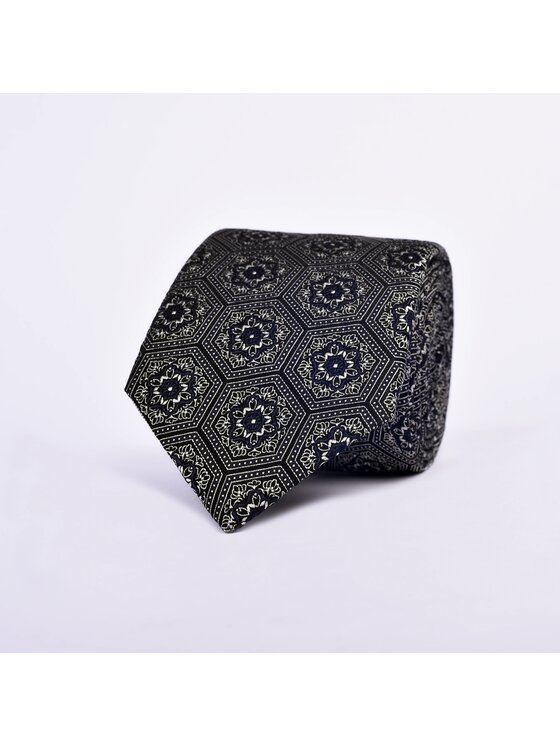 ELSNER ELSNER Γραβάτα JEDWAB ŻAKARD A1125 Σκούρο μπλε