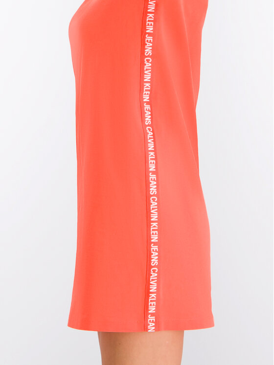 Calvin Klein Jeans Calvin Klein Jeans Kleid für den Alltag J20J211556 Orange Regular Fit