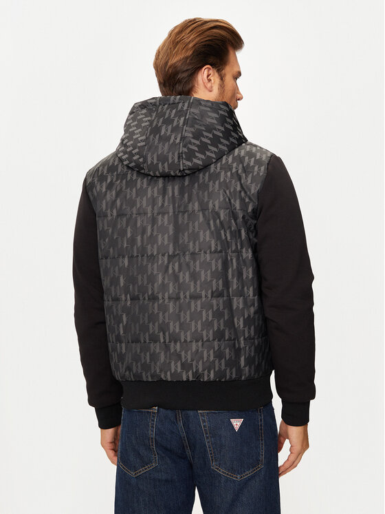 KARL LAGERFELD KARL LAGERFELD Prehodna jakna 505061 544529 Črna Regular Fit