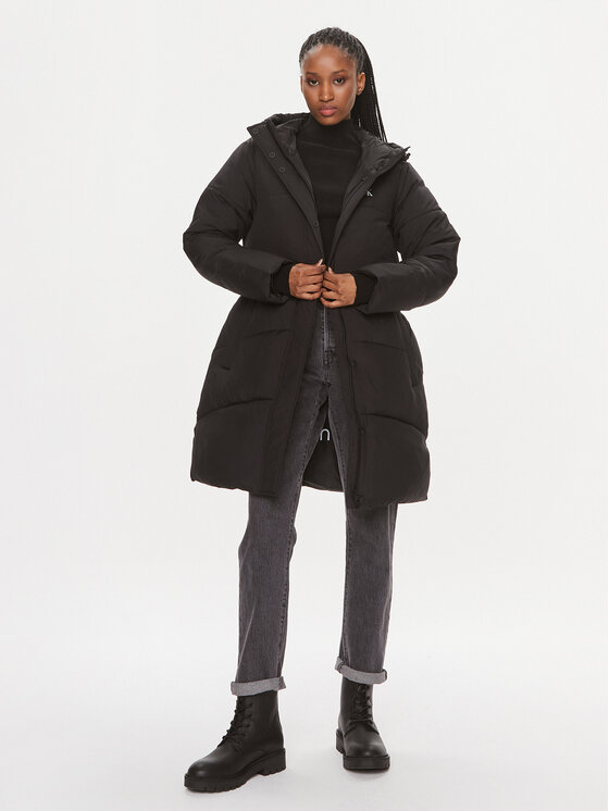 Calvin Klein Jeans Calvin Klein Jeans Зимно яке J20J221894 Черен Regular Fit