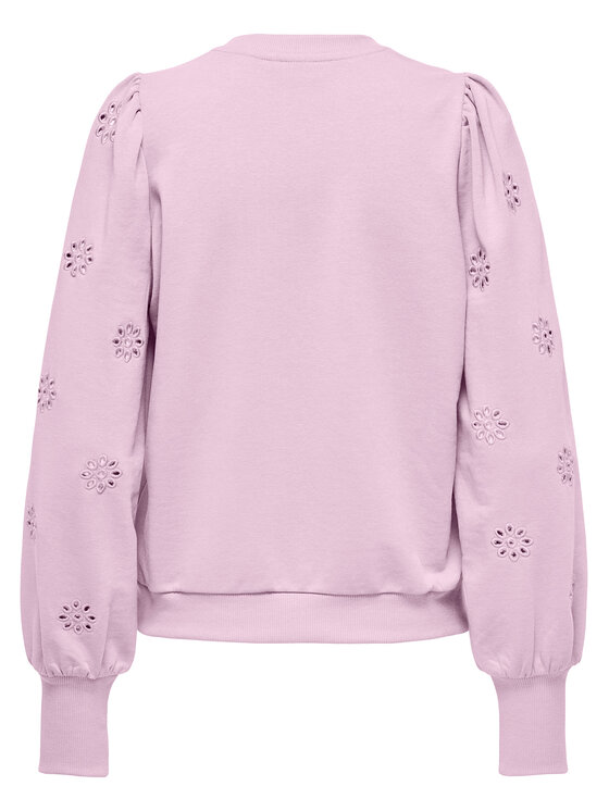 ONLY ONLY Felpa Femme 15315687 Rosa Regular Fit