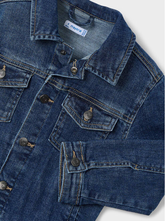 Mayoral Mayoral Jeans jakna 3421 Mornarsko modra Regular Fit