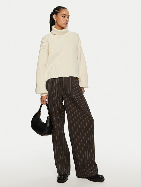 Gestuz Gestuz Rolák Meba 10909324 Béžová Loose Fit