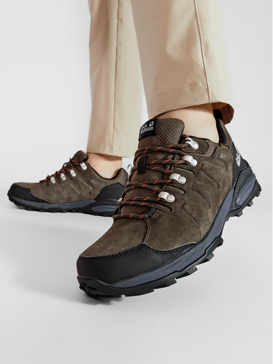 Jack Wolfskin Jack Wolfskin Trekking Refugio Texapore Low M 4049851 Zelena