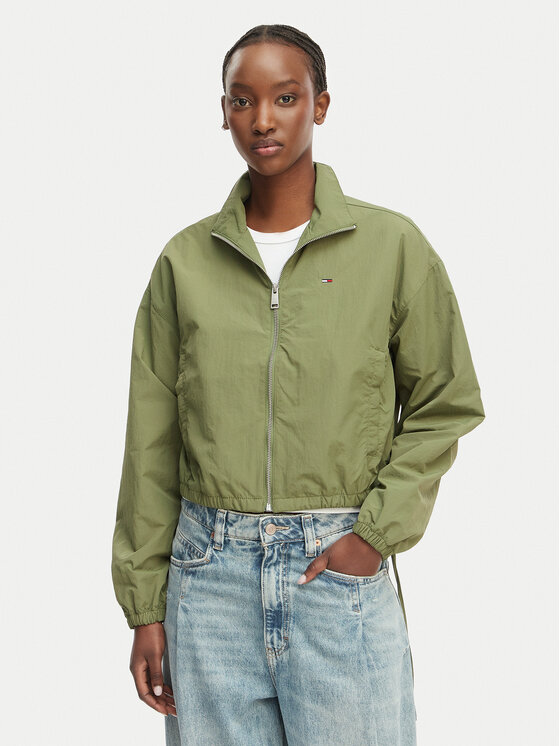 Tommy Jeans Tommy Jeans Átmeneti kabát DW0DW22325 Zöld Regular Fit