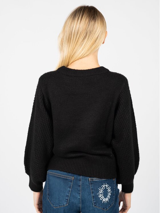 Silvian Heach Silvian Heach Maglione PGA22106 Nero Regular Fit