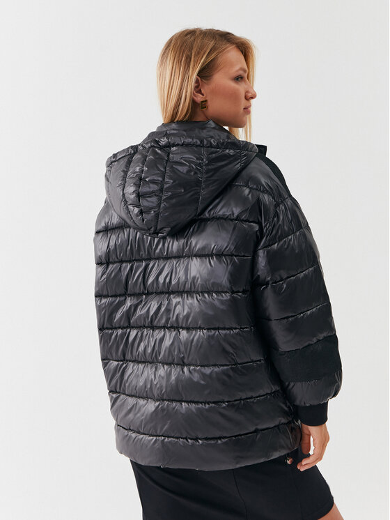 Liu Jo Sport Liu Jo Sport Pehelykabát TF3137 TS031 Fekete Relaxed Fit