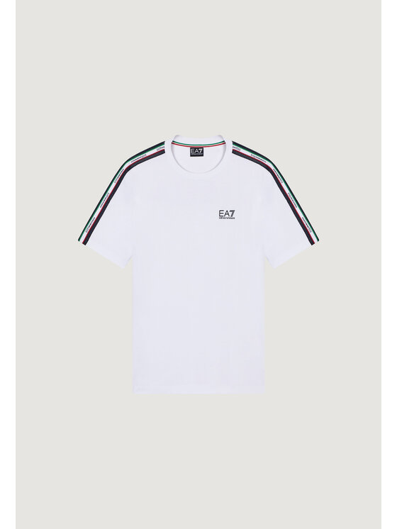 EA7 Emporio Armani EA7 Emporio Armani T-Shirt 7M001861 AF12503 Biały Casual Fit