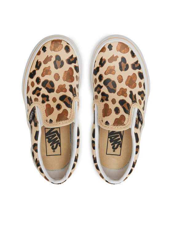 Vans Vans Tenisky Classic Slip-On Glitter VN000CYGBF21 Béžová