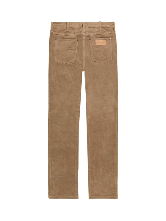 Wrangler Wrangler Pantaloni di tessuto W18SA2M24 Beige Slim Fit