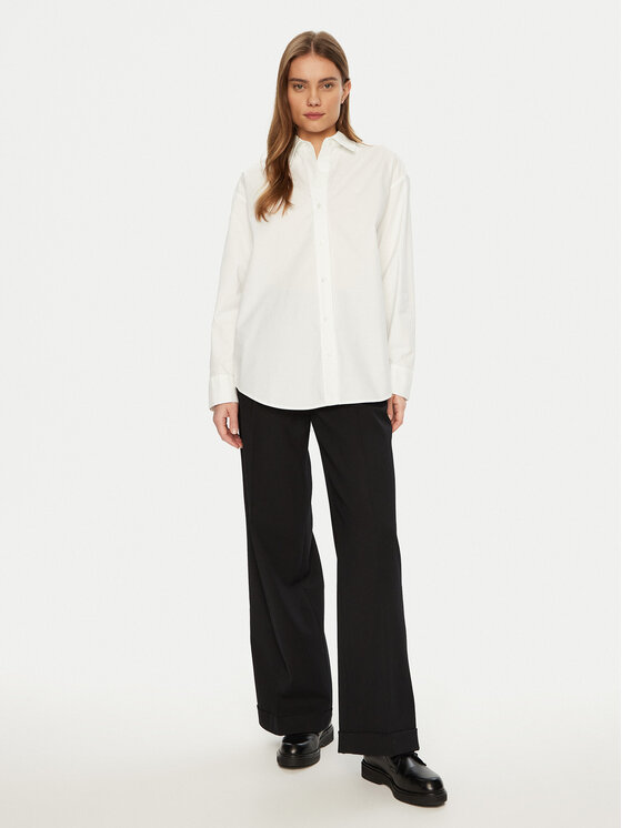 Calvin Klein Jeans Calvin Klein Jeans Cămașă J20J224858 Alb Relaxed Fit