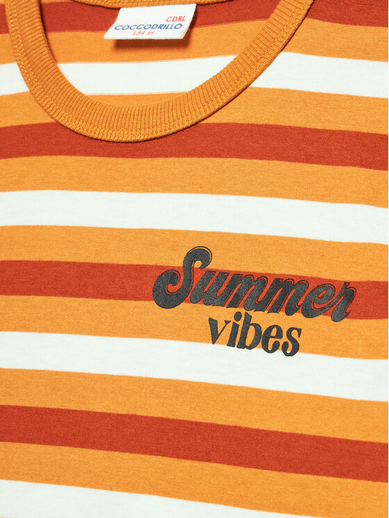Coccodrillo Coccodrillo T-Shirt WC4143203HBJ Orange Regular Fit