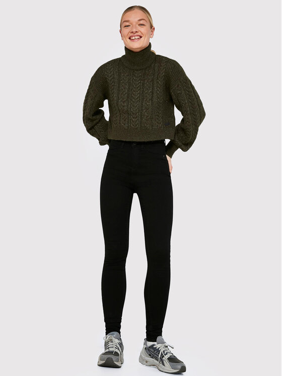 Noisy May Noisy May Jeans hlače Callie 27007982 Črna Skinny Fit