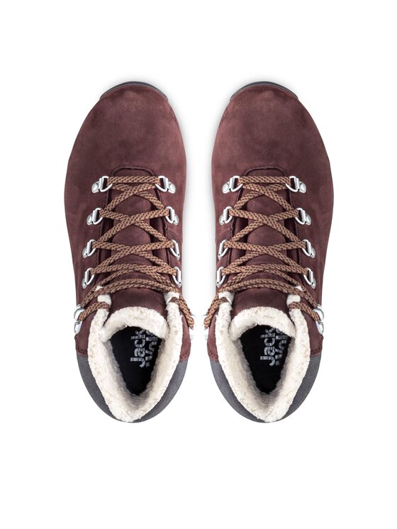 Jack Wolfskin Jack Wolfskin Trekking čevlji Thunder Bay Texapore Mid W 4053681 Bordo rdeča