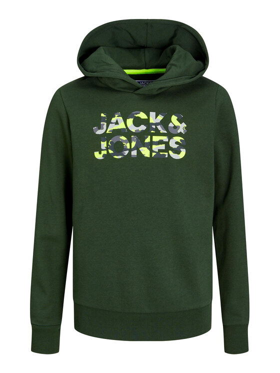 Jack&Jones Junior Majica Dugih Rukava 12237172 Zelena Regular Fit