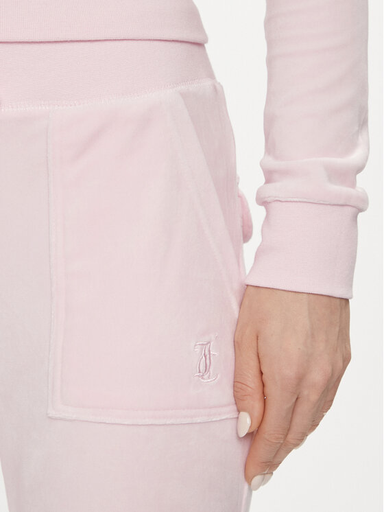 Juicy Couture Juicy Couture Donji dio trenerke Del Ray JCAP180 Ružičasta Regular Fit