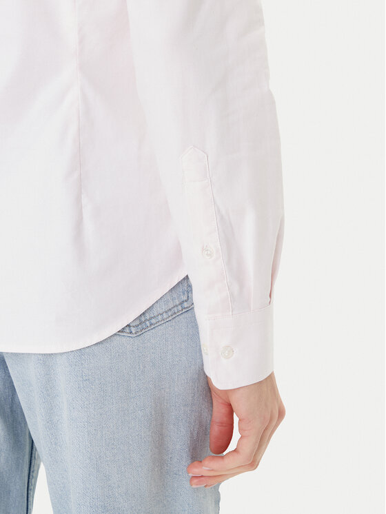 Gant Gant Koszula Shield 4300141 Różowy Slim Fit