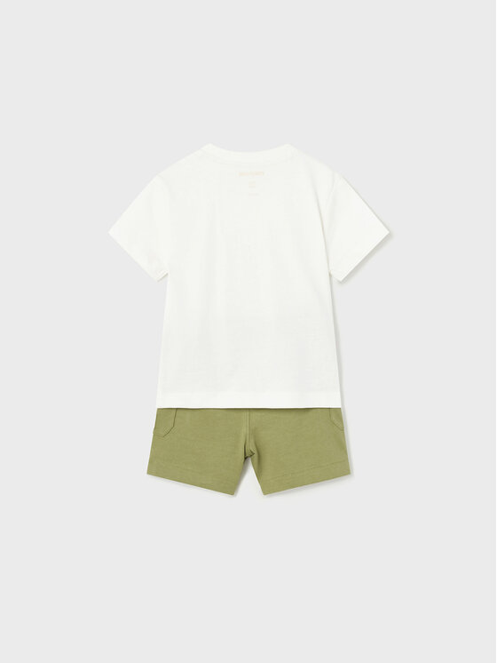 Mayoral Mayoral Set tricou și pantaloni scurți 1646 Colorat Regular Fit