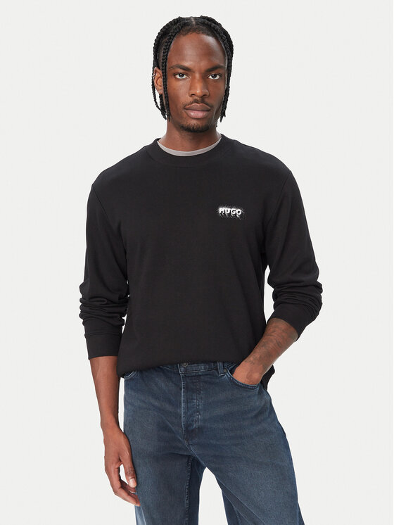HUGO HUGO Світшот Nodacrew 50572390 Чорний Regular Fit