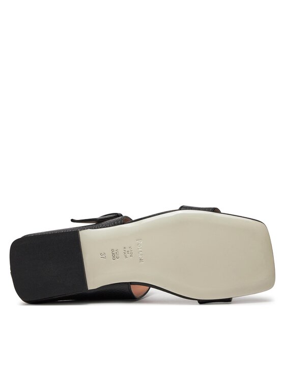 Pollini Pollini Klapki SA28251C0ITD0000 Czarny