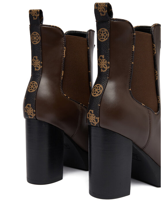 Guess Guess Botki FLFNEL ELE10 Brązowy