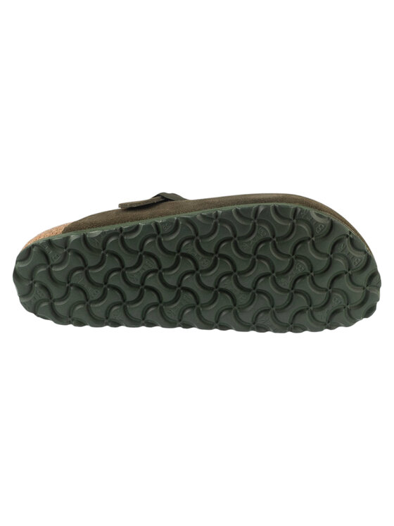 Birkenstock Birkenstock Klapki Boston Leather Zielony