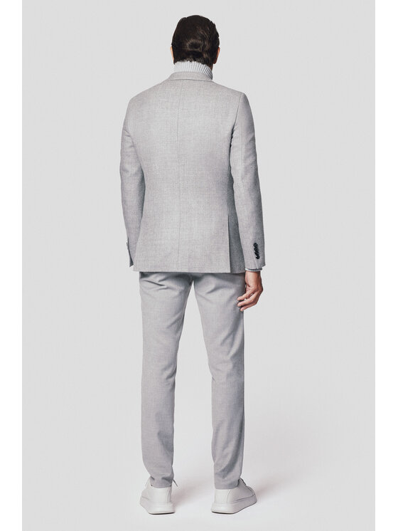 Lancerto Lancerto Marynarka Hesperia MA073224000004 Szary Slim Fit