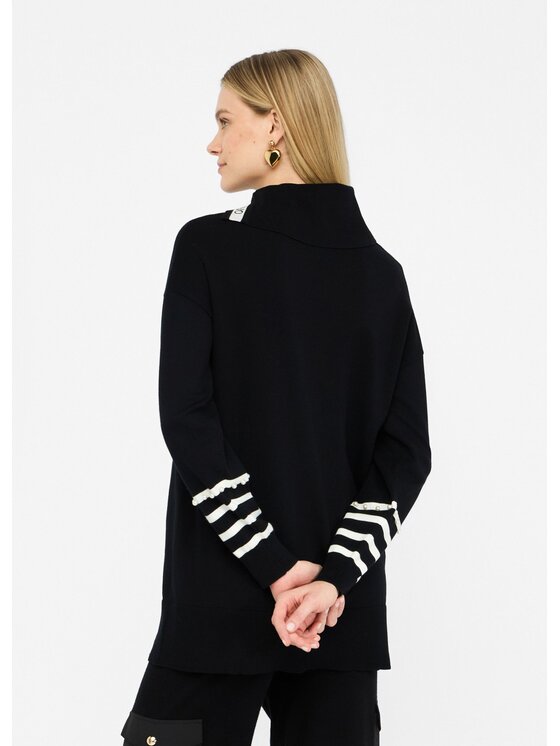 Liu Jo Liu Jo Maglione TF5218MS63L03N66 Nero Regular Fit