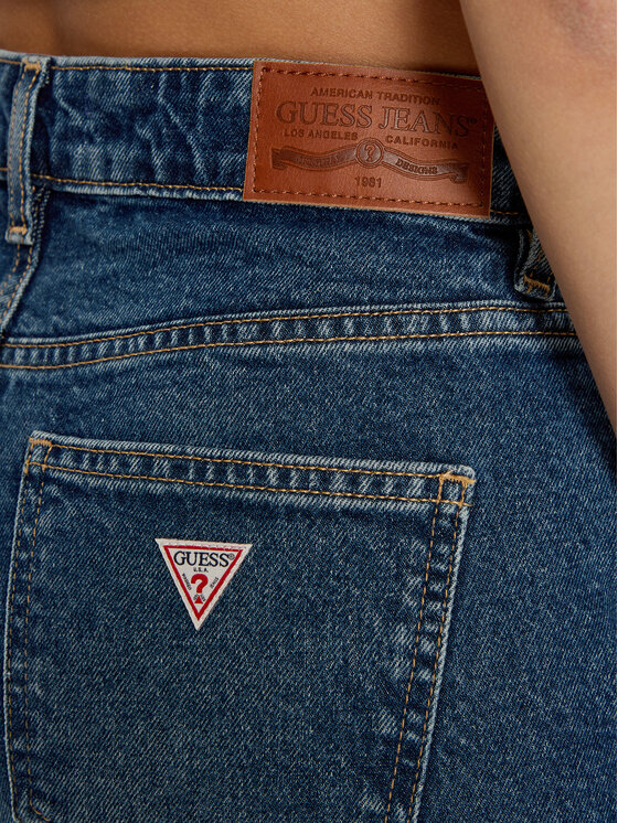 Guess Jeans Guess Jeans Jeansy W5RA0Y D5M42 Granatowy Regular Fit