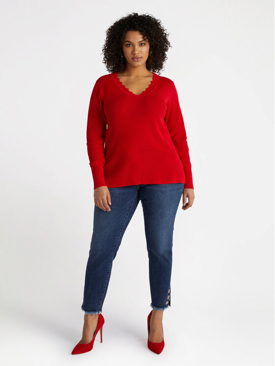 Fiorella Rubino Fiorella Rubino Cardigan M412L007773N016 Rosso Regular Fit